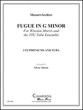 Fugue in g minor 2 Euphonium, Tuba Trio P.O.D. cover